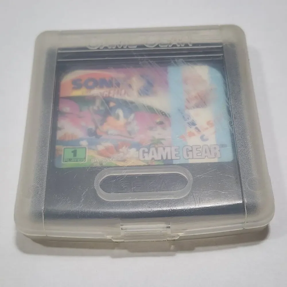 Sonic Hedgehog 2 Sonic Tails 1992 Video Game Sega Game Gear Cartridge Untested